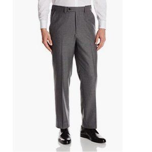 Alexander Julian Colours Men's Big and Tall Flat Front Hemmed Suit Separate Pant